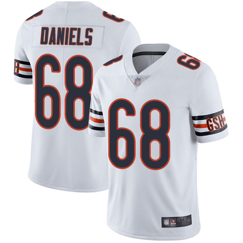 Chicago Bears Limited White Men James Daniels Road Jersey NFL Football 68 Vapor Untouchable